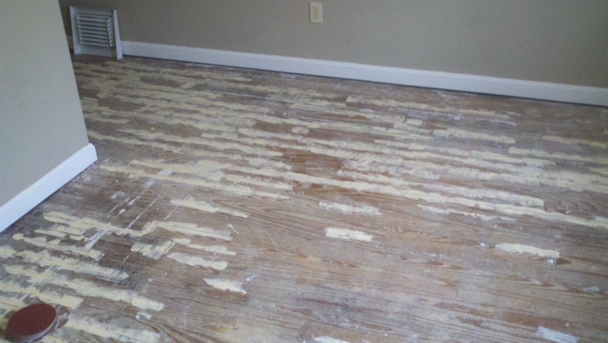 how to fix a damaged wood floor