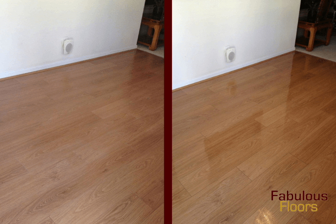 before and after hardwood floor resurfacing in canonsburg, pa